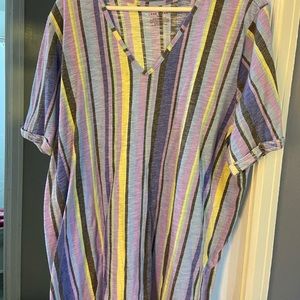 Plus size, multi color top